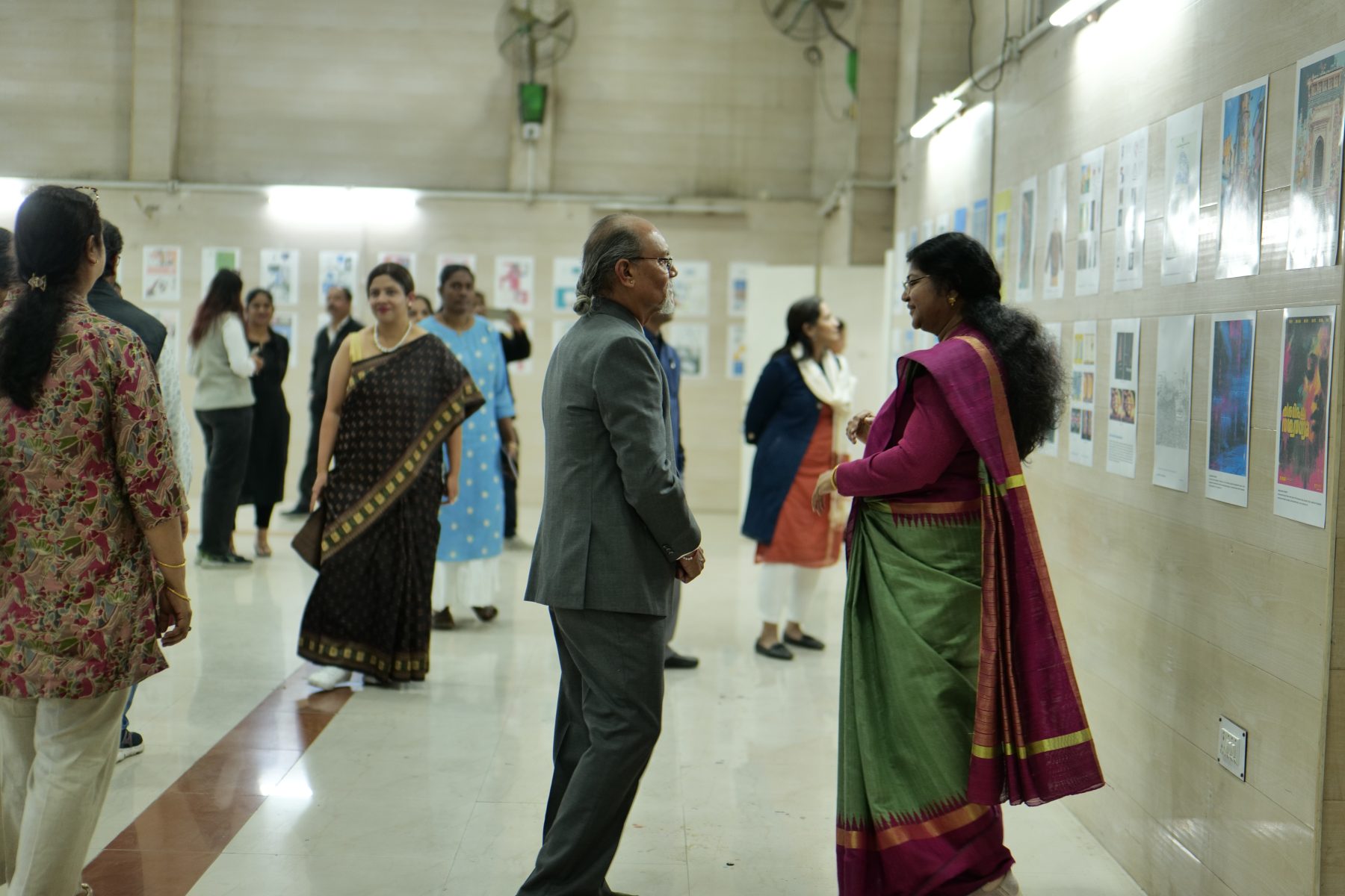 Book launch and micro-exhibition at GCAD, Nagpur, December 2025
