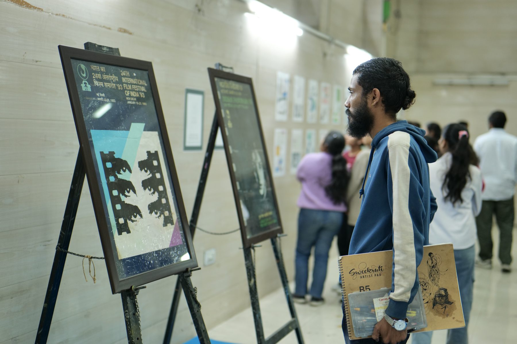 Micro-exhibition at the Government College of Art and Design, Nagpur